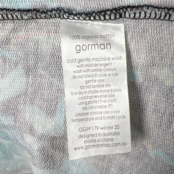 Rebekah Callaghan 100% Cotton Gormon Size 16 Blue Long Sleeve Dress - Picture 5 of 7